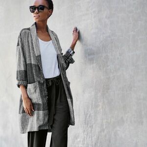 ✨SALE✨ Eileen Fisher frayed shawl collar jacket